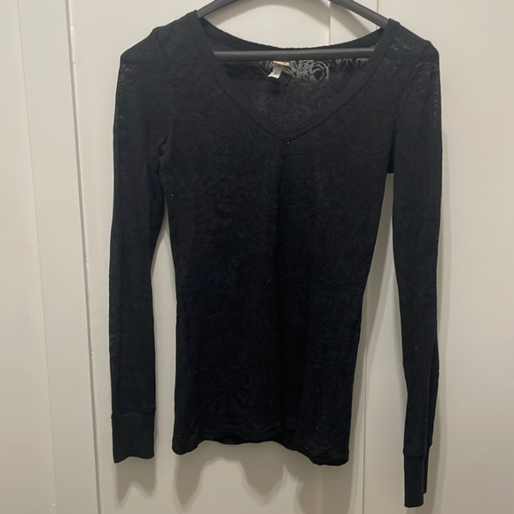 BKE See-through long sleeve‎ shirt Size Medium